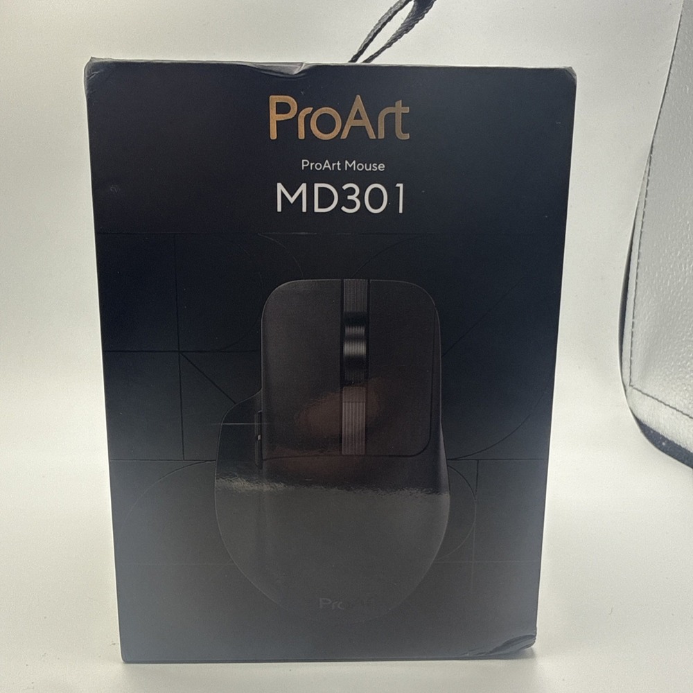 ASUS - ProArt MD301 Optical Ergonomic Mouse with Hot-Swappable Switches and S...